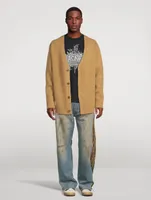 Deconstructed Relaxed Jeans With Poplin Check
