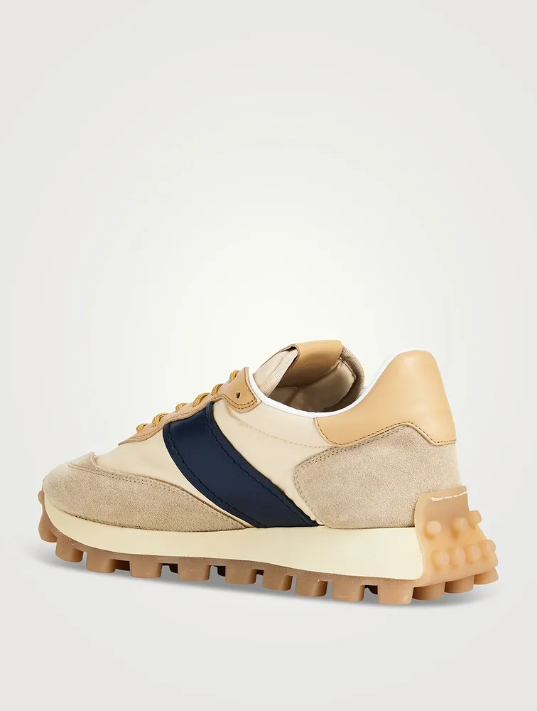 1T Suede And Fabric Sneakers