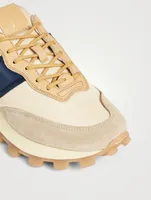 1T Suede And Fabric Sneakers