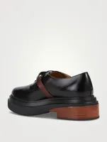 Leather Lace-Up Oxford Shoes