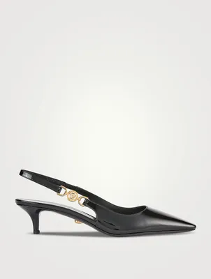 Medusa '95 Patent Leather Slingback Pumps