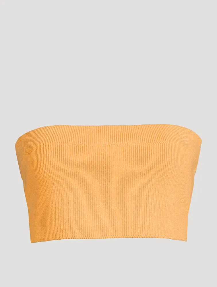 Organic Cotton Blend Knit Bandeau