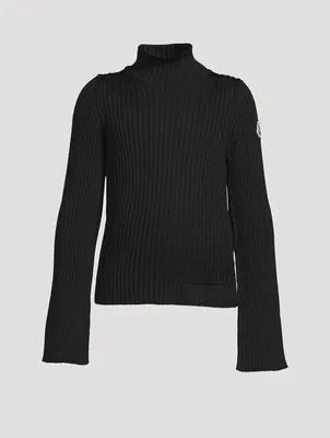 Wool-Blend Turtleneck Sweater