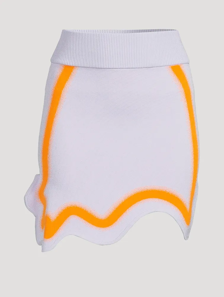 Katie Wavy Mini Skirt