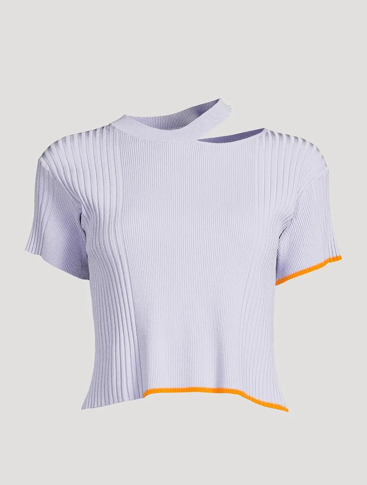 Sykes Mixed-Rib T-Shirt