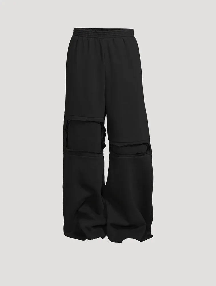 Wide-Leg Sweatpants