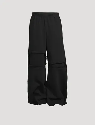 Wide-Leg Sweatpants