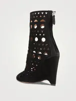 Vienne Suede Wedge Boots
