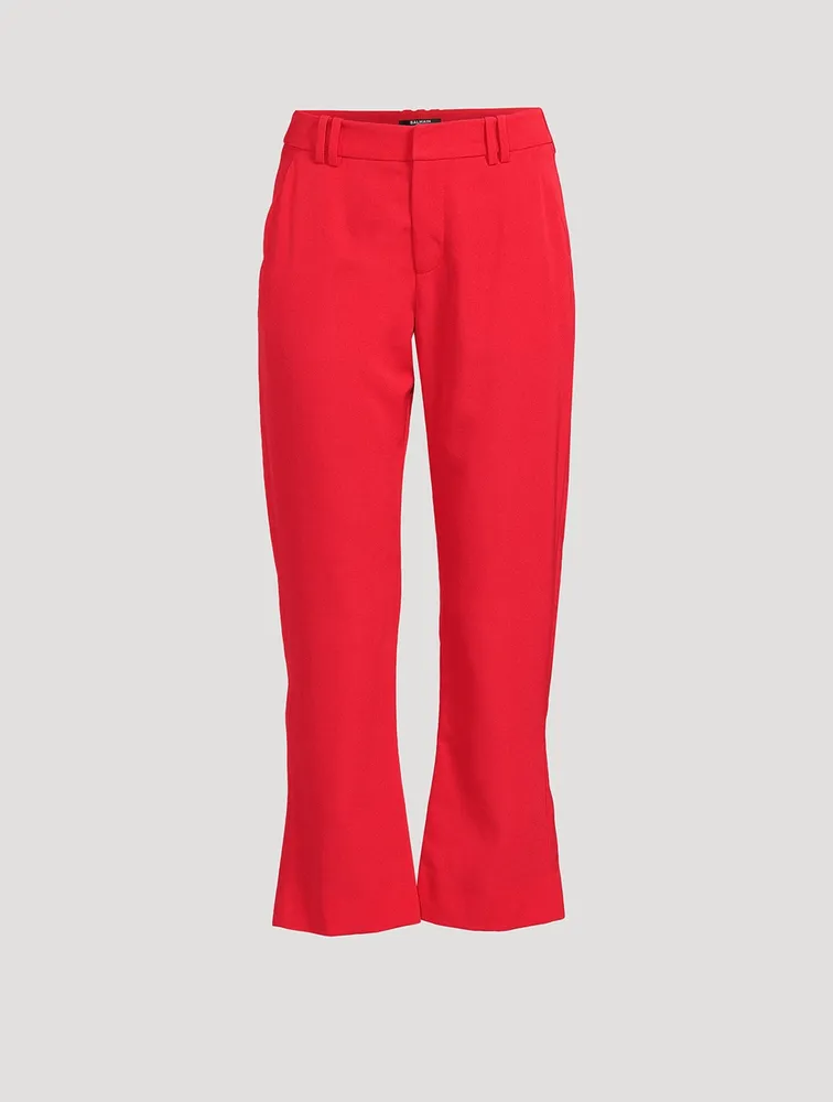 Grain De Poudre Bootcut Trousers