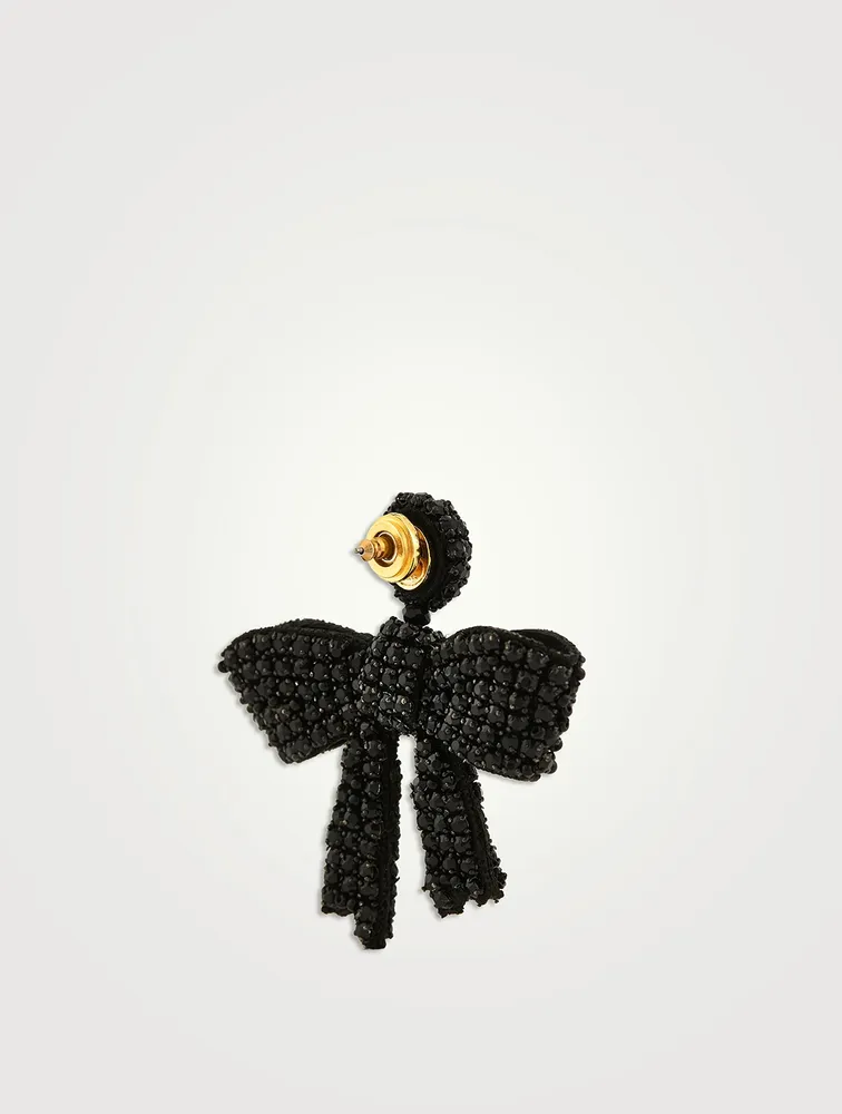 Beaded Bow Earrings