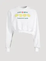Organic Cotton Cropped Sweatshirt