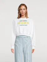 Organic Cotton Cropped Sweatshirt
