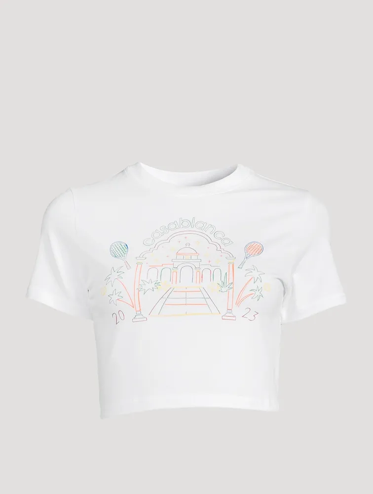 Jeu De Crayon Cropped T-Shirt