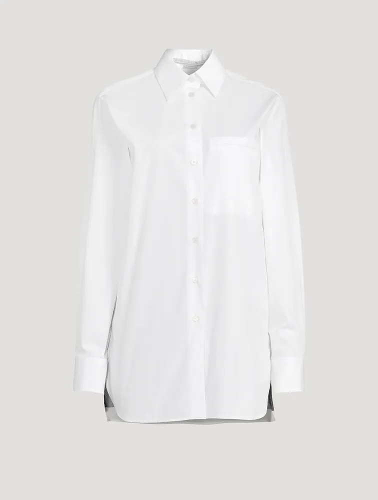 Poplin Shirt With Horse-Print Insert