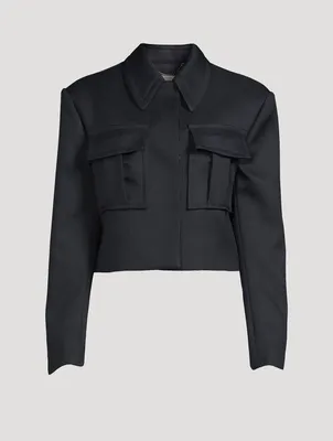 Cropped Cargo Jacket