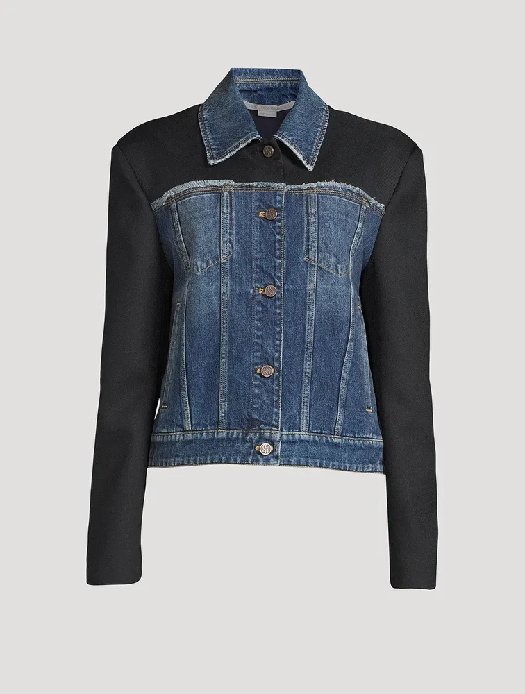 Twill Panelled Denim Jacket