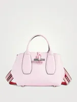 Roseau Box Leather Top Handle Bag