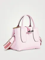 Roseau Box Leather Top Handle Bag