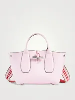 Roseau Box Leather Top Handle Bag