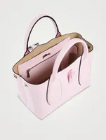 Roseau Box Leather Top Handle Bag