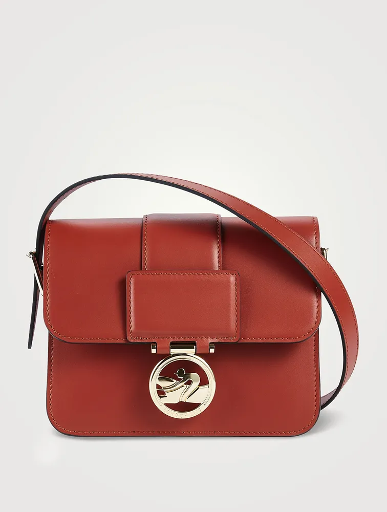 Small Box-Trot Leather Crossbody Bag