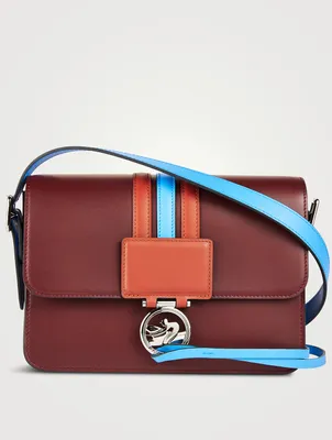 Medium Box-Trot Leather Crossbody Bag