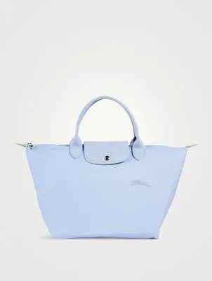 Medium Le Pliage Green Top Handle Bag