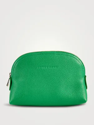 Small Le Foulonné Leather Pouch