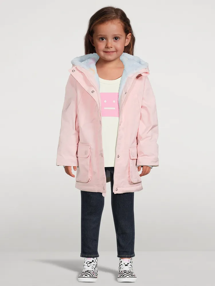 Rainbow Unicorn Cloud Hooded Raincoat