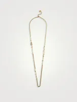 Cachemire Long Rock Crystal Necklace