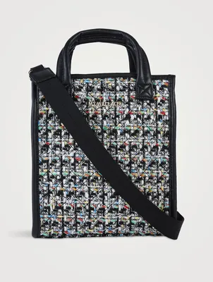 Mini Box Tweed Tote Bag