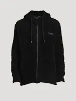 Wool Raised Zip Sweater
