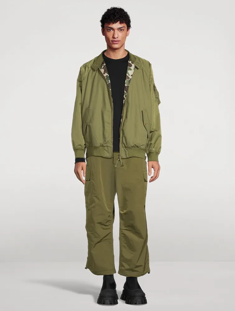 Twill Relaxed Cargo Pants