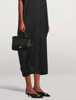 Square Knife BB Leather Slingback Pumps