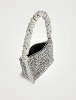 Phone Cord Crystal Mesh Shoulder Bag