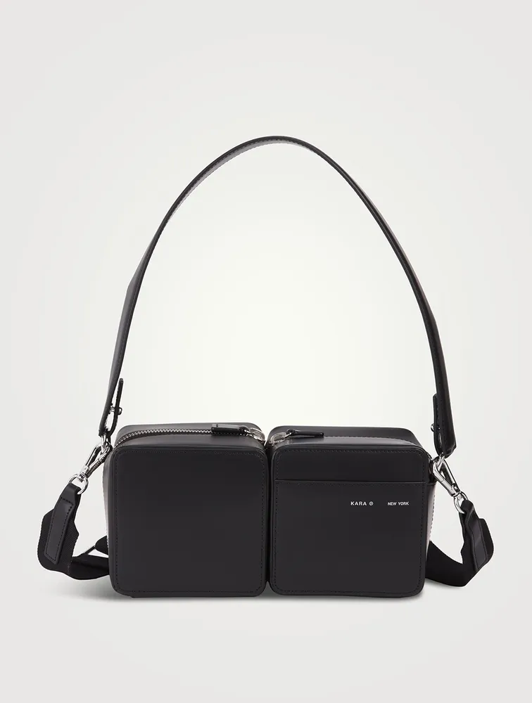 Stacked Leather Camera Bag