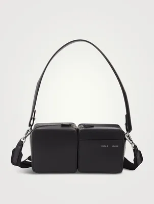 Stacked Leather Camera Bag