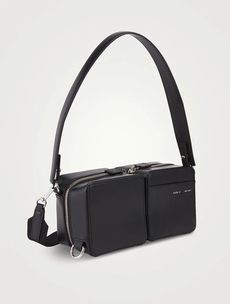 Stacked Leather Camera Bag