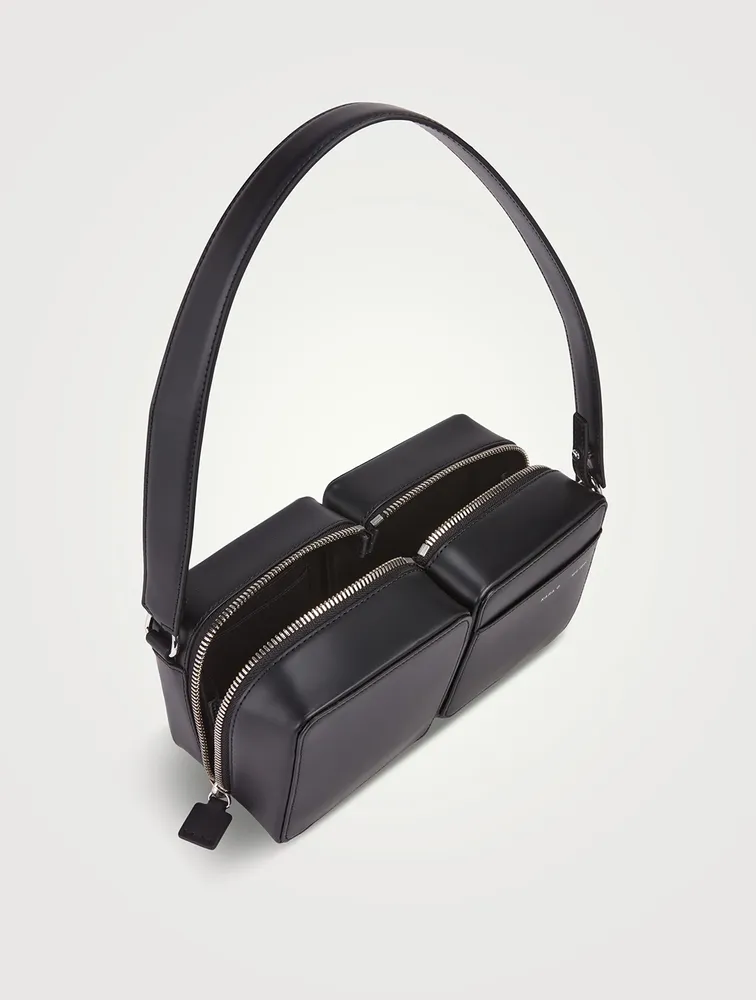 Stacked Leather Camera Bag