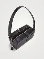 Stacked Leather Camera Bag