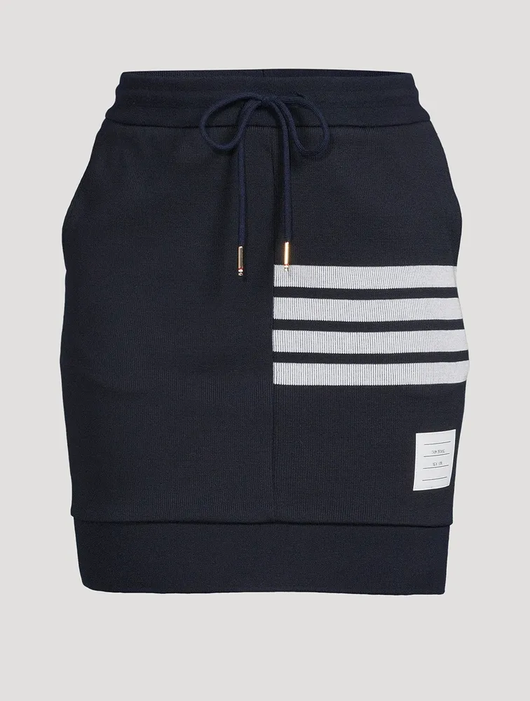 Classic Loopback Cotton Mini Sack Skirt