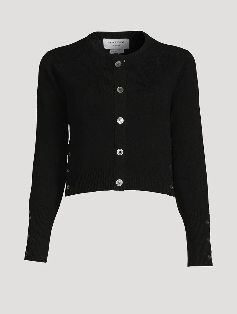 Cropped Cashmere Cardigan