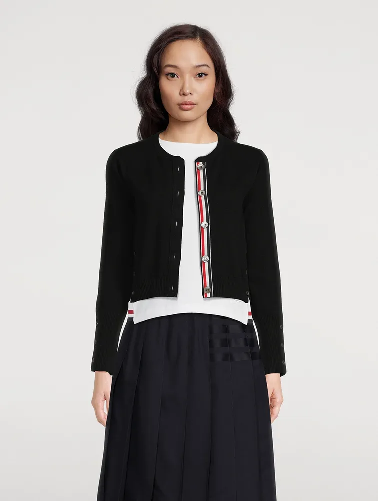 Cropped Cashmere Cardigan