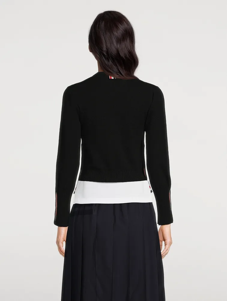 Cropped Cashmere Cardigan