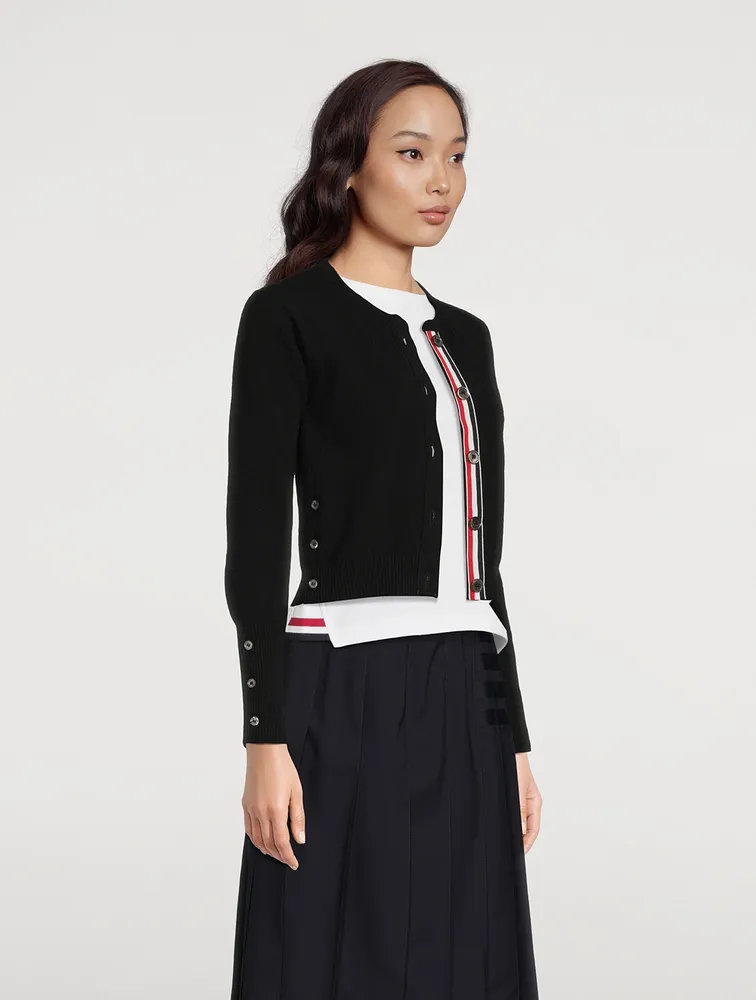 Cropped Cashmere Cardigan