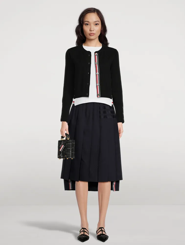 Cropped Cashmere Cardigan