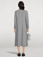 Prince Of Wales Check Wool Coat