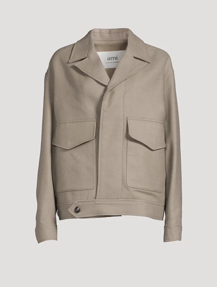 Wool Gabardine Jacket