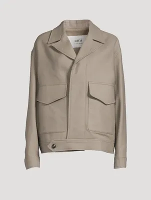 Wool Gabardine Jacket