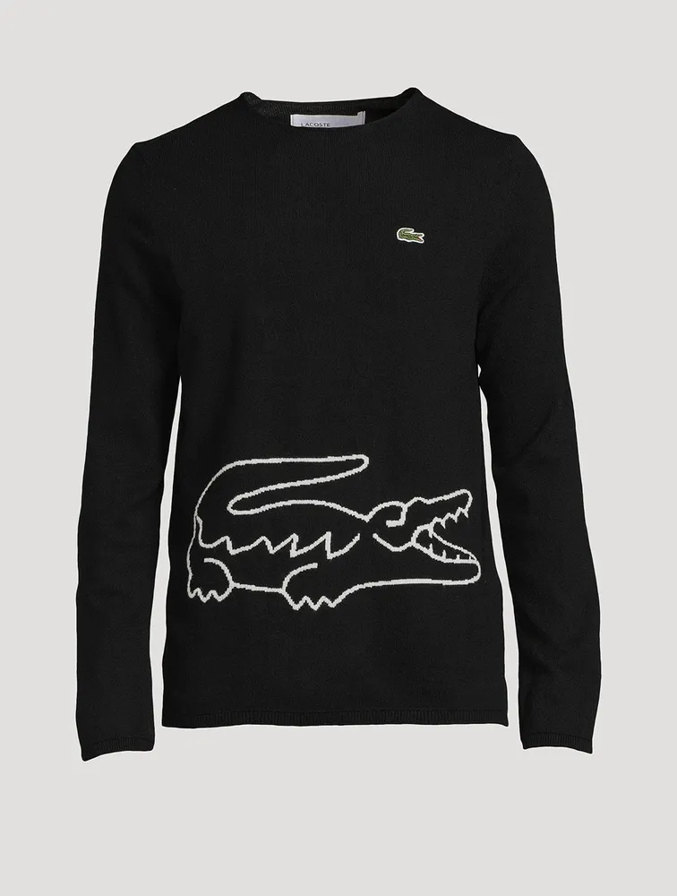 Lacoste x Crocodile Wool Sweater